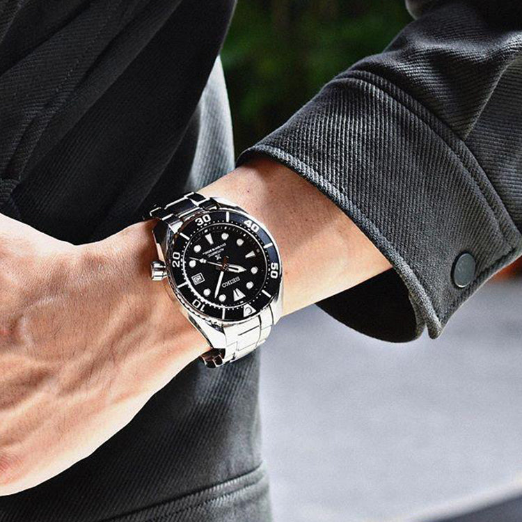 SEIKO Prospex Series Mechanical 'Black Silver' SPB101J1