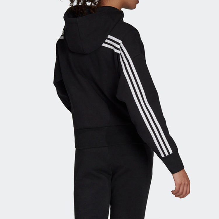 (WMNS) adidas 3S DK FZ S HD Jacket Black FR5113