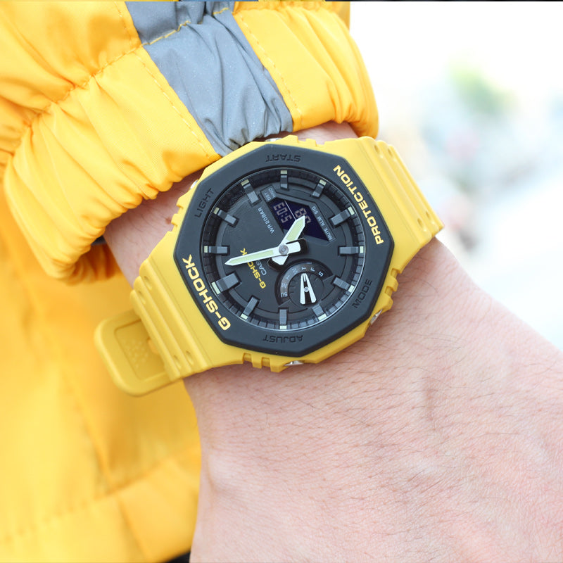 CASIO G-Shock Analog-Digital 'Yellow' GA-2110SU-9A