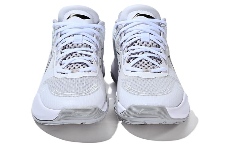 Li-Ning Casual Basketball Shoes Low 'White Light Mint' ABAT067-3