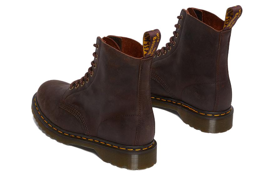 Dr. Martens 1460 Pascal Waxed Full Grain Leather Lace Up Boots 'Chestnut ' 30670294