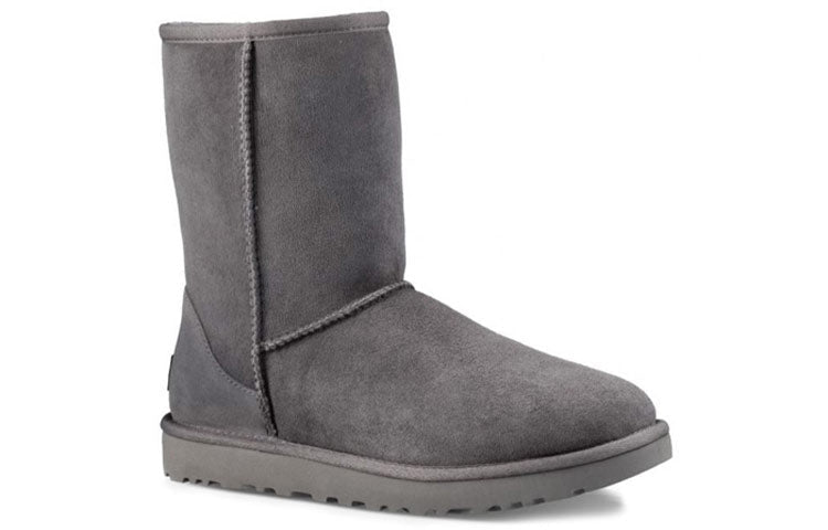 (WMNS) UGG Classic Short II Fleece Lined Gray 1016223-GREY
