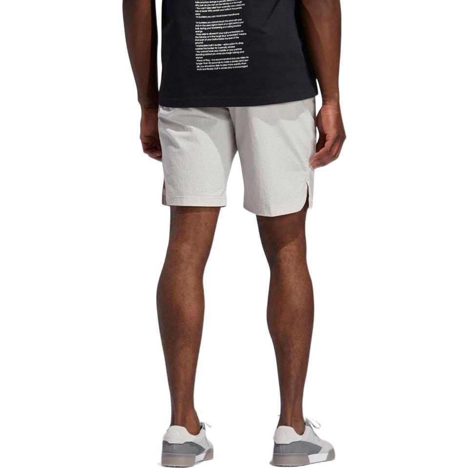 Men's adidas Solid Color Logo Straight Casual Shorts Japanese Version White GL2421