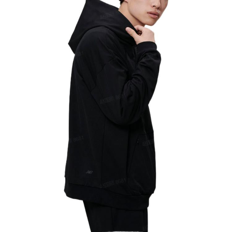 New Balance MET24 Hoodie Asia Sizing 'Black' AMT25004-BK