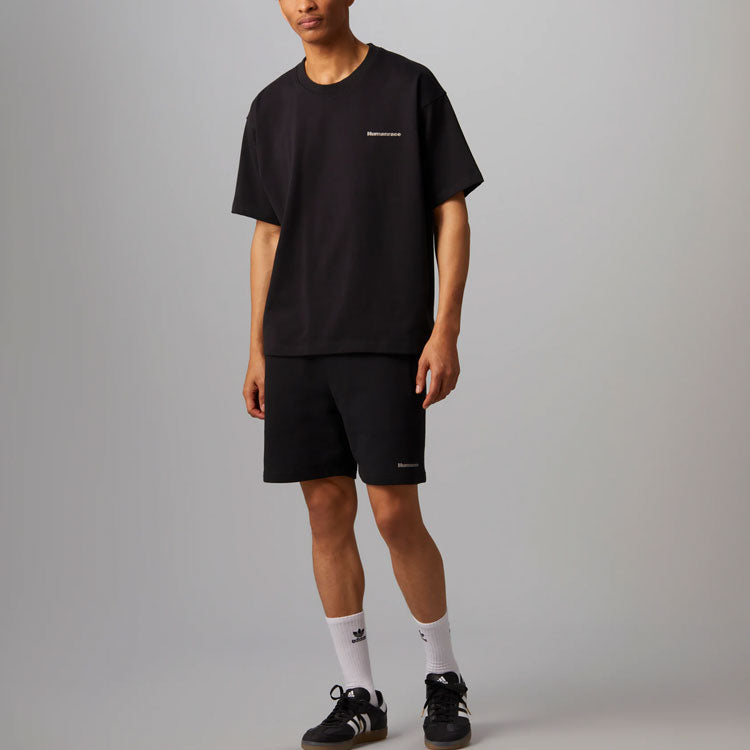 adidas x Pharrell Humanrace Small Logo Shorts 'Black' HJ7065