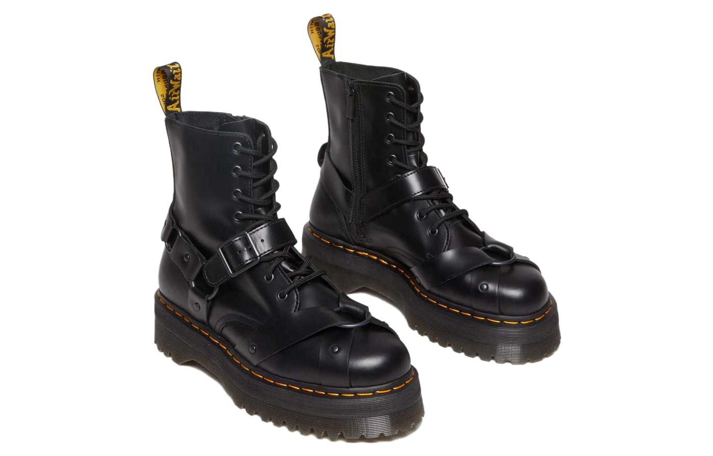 Dr. Martens Jadon Harness Leather Platform Boots 'Black' 30812001