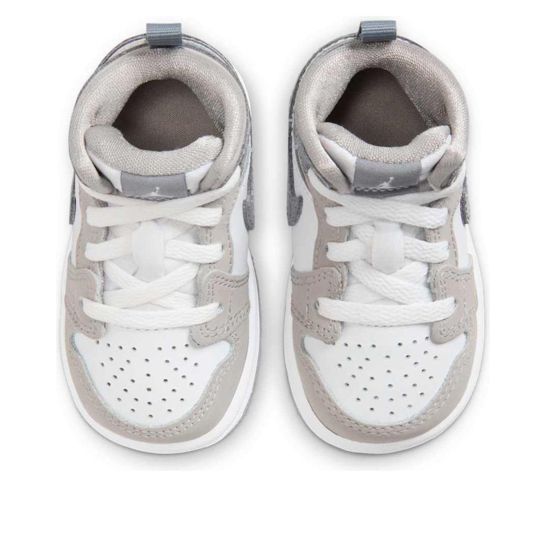 (TD) Air Jordan 1 Mid SE 'White Medium Grey Cool Grey' HF3195-100