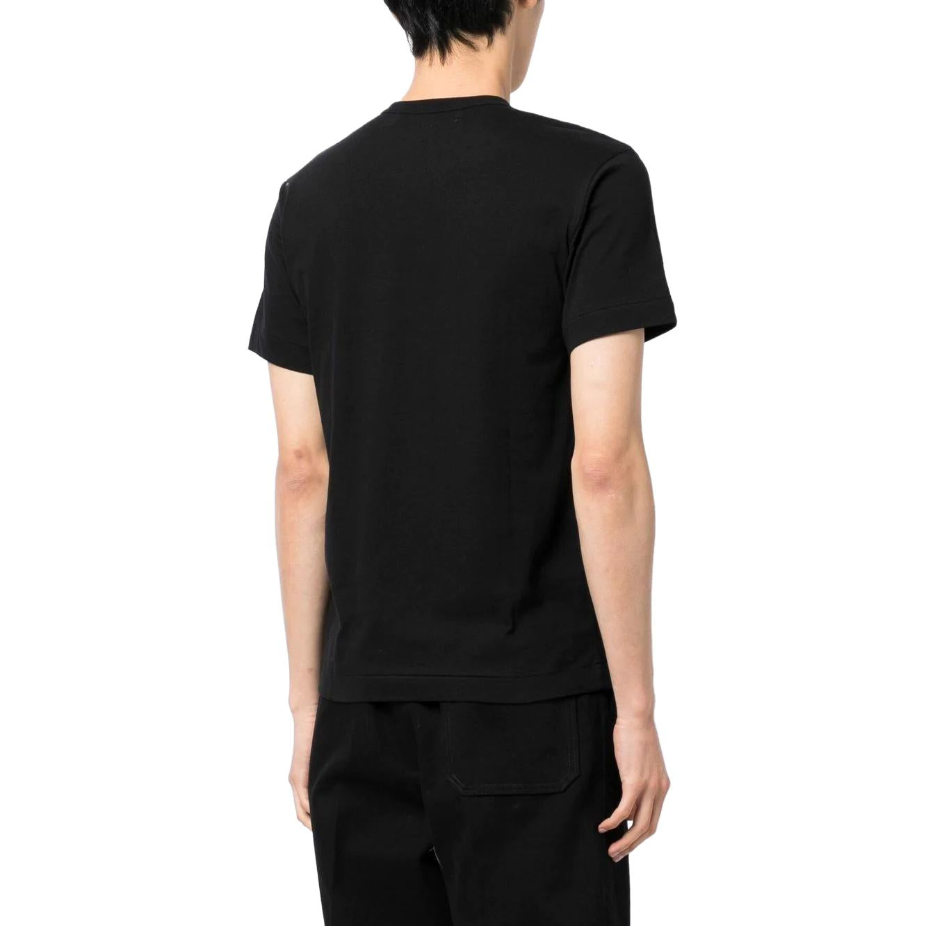 COMME des GARCONS PLAY Basic Invaders T-Shirt Red Emblem 'Black' P1-T322-1
