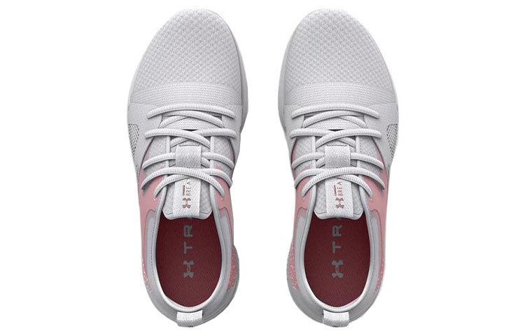 (WMNS) Under Armour Charged Breathe Lace TR 'White Prime Pink' 3025058-105