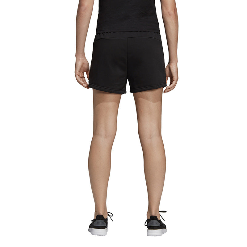 (WMNS) adidas Essentials Linear Logo Shorts Asia Sizing 'Black White' DP2393