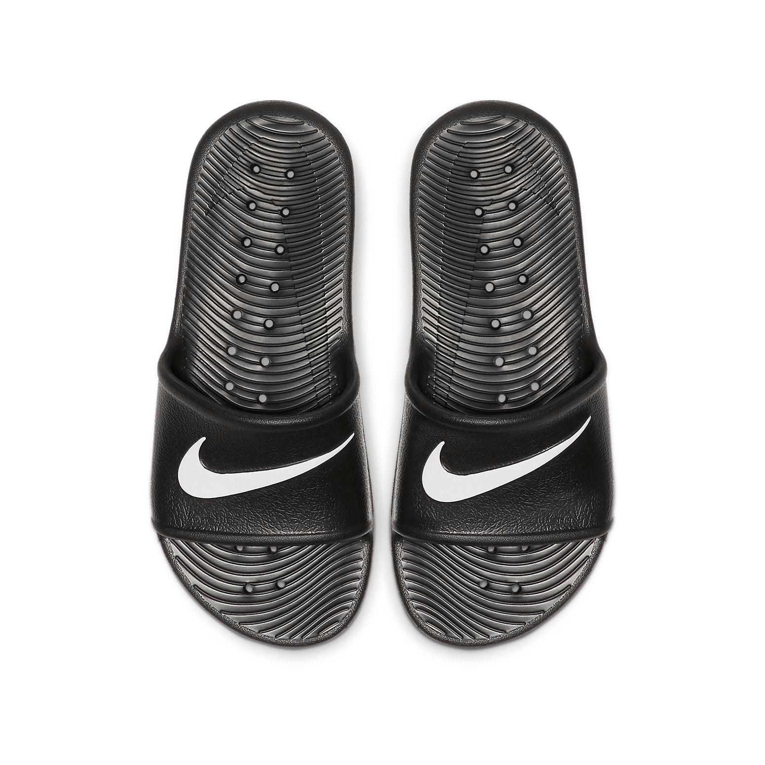 (GS) Nike Kawa Slide 'Black White' BQ6831-001