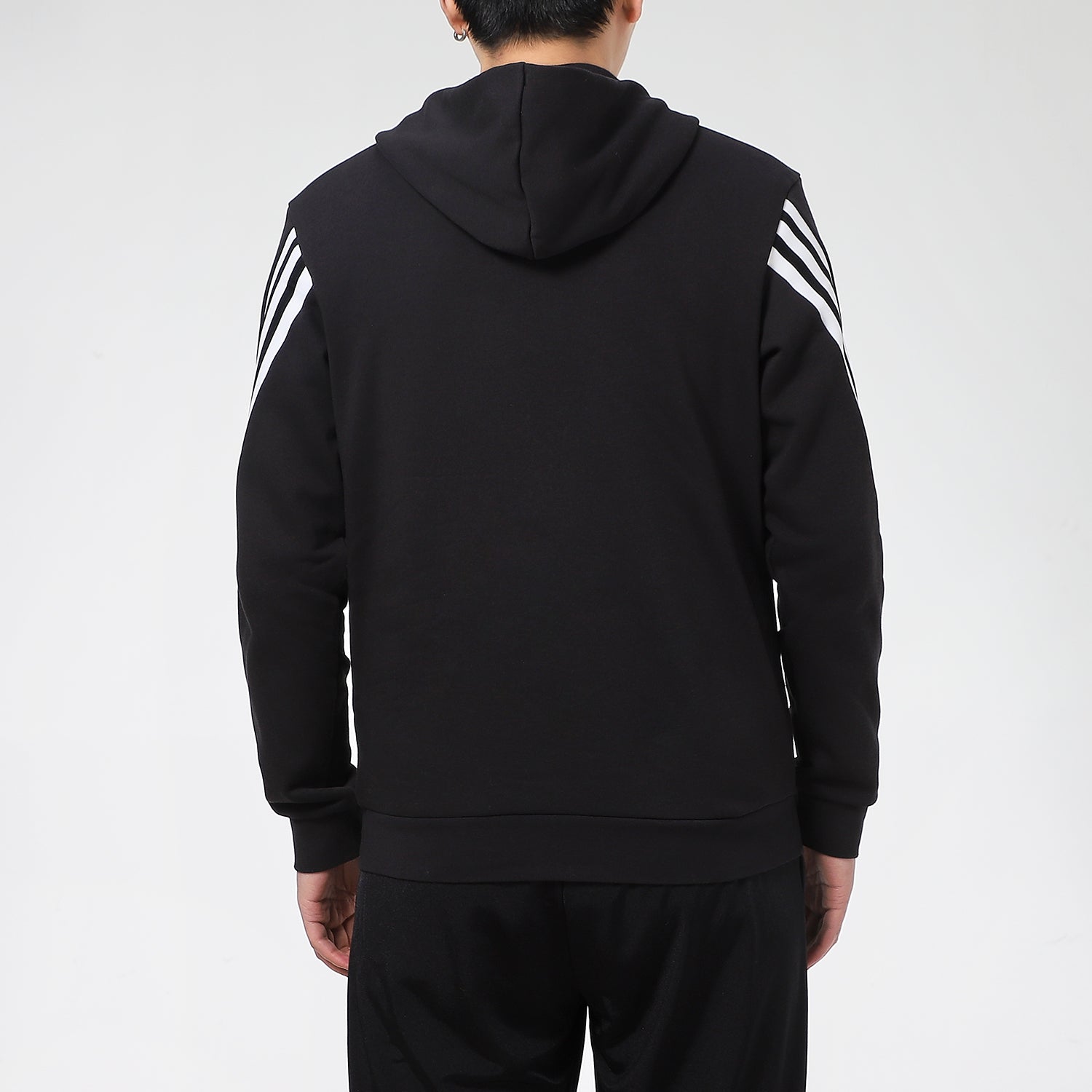 adidas M 3-Stripes Tape Full-Zip Sweatshirt Black GM6895