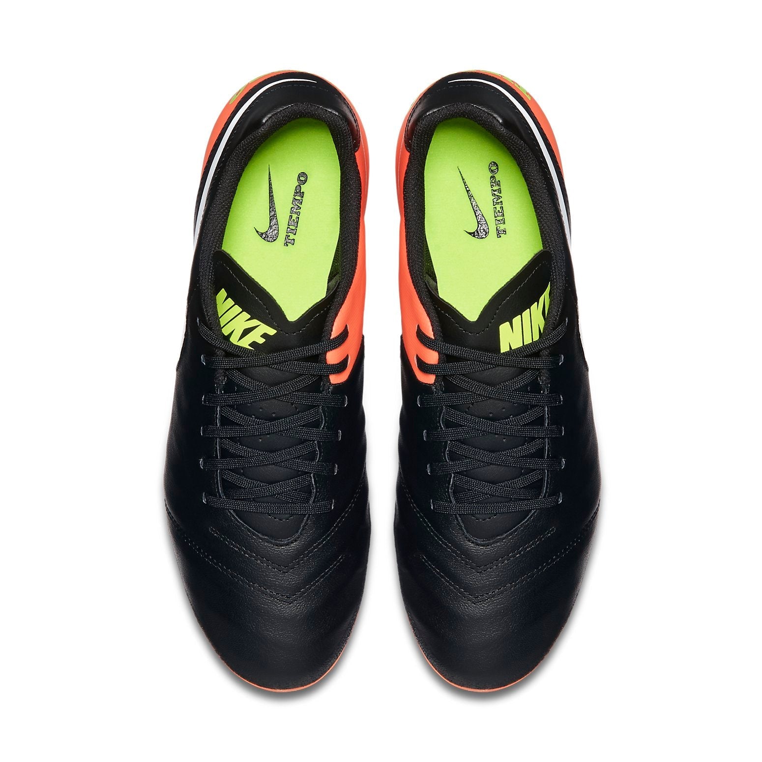 Nike Tiempo Genio 2 Leather AG Pro 'Black Orange' 844399-018