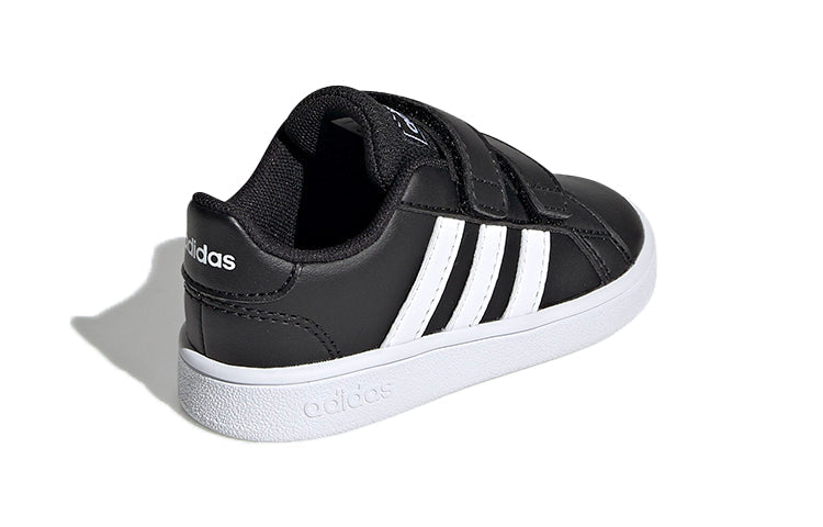 (TD) adidas Grand Court 'Black White' EF0117