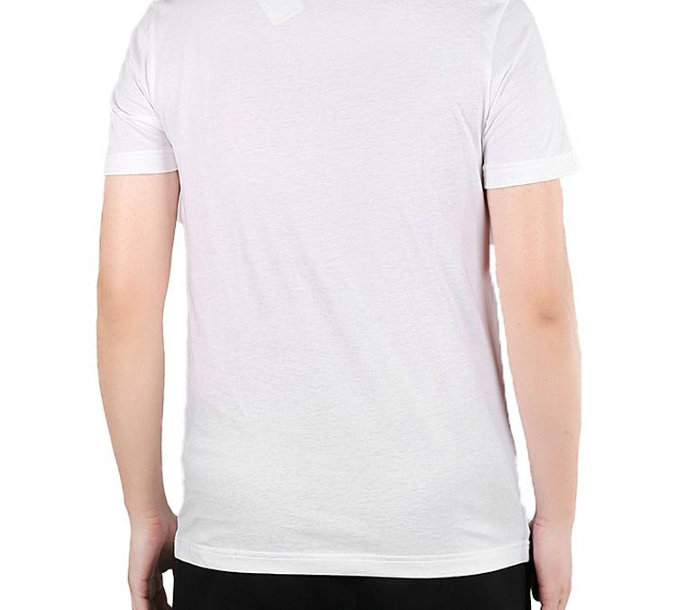 adidas neo M Esntl Lg T 1 Sports Short Sleeve White FP7396