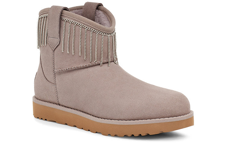 (WMNS) UGG Classic Mini Fringe 'Grey' 1127454-SYGR