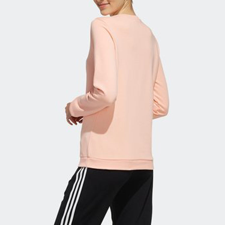 (WMNS) adidas neo CE Sweatshirt Pink/White EI4696