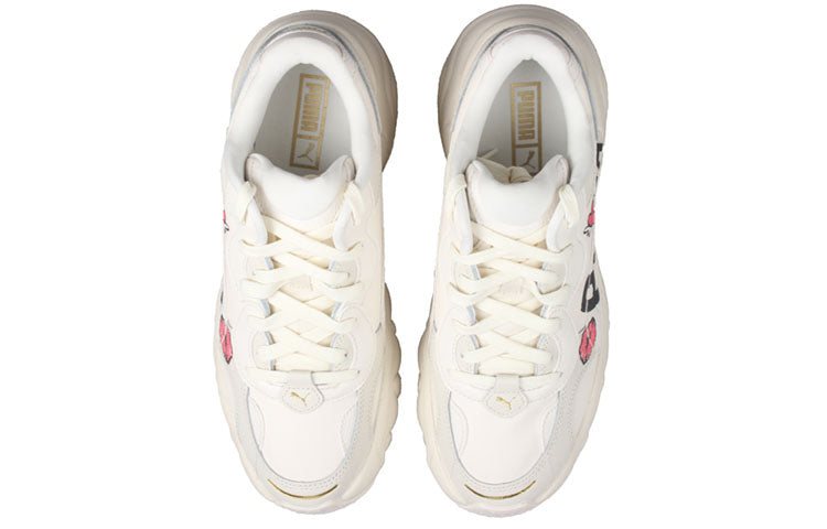 (WMNS) PUMA Pulsar Wedge 'White Pink' 392709-01