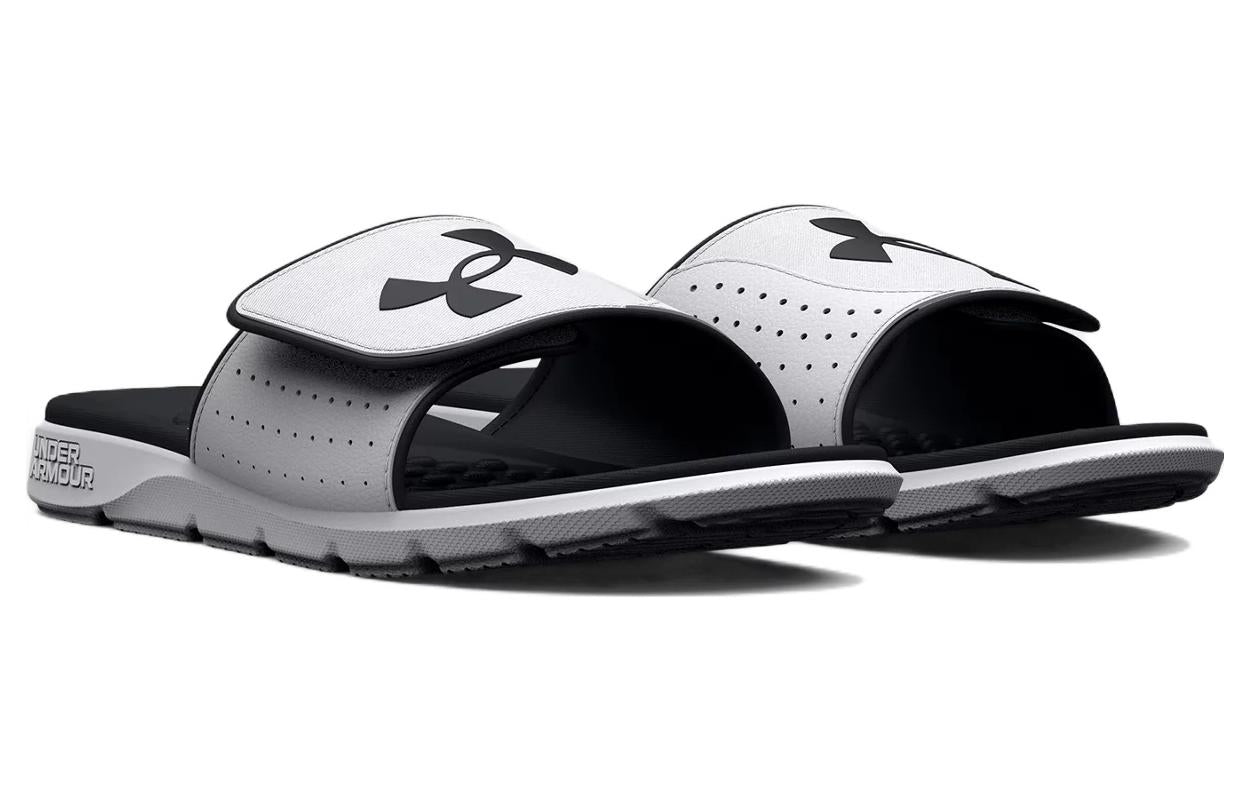 Under Armour Ignite 7 Slides 'White Black' 3026023-100