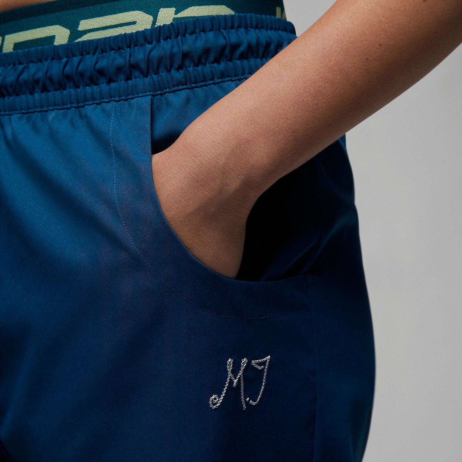 (WMNS) Air Jordan Woven Trousers 'Turquoise' FB5122-427
