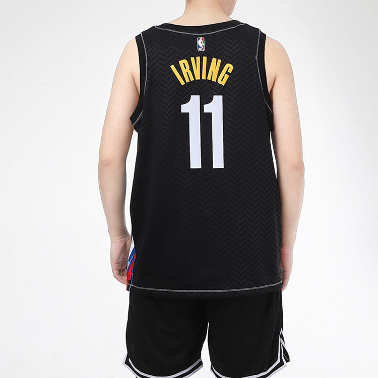 Nike NBA City limited SW Fan Edition 20-21 Season Brooklyn Nets Kyrie Irving 11 Sports Basketball Jersey Black CN1713-018