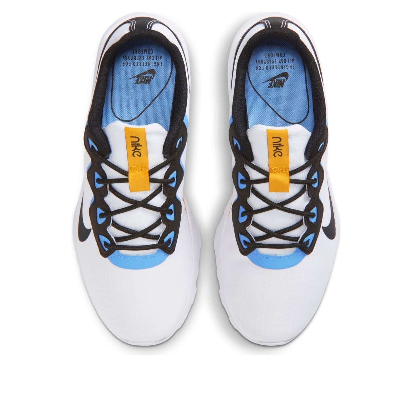 (WMNS) Nike Explore Strada 'Black White Blue' CD7091-104