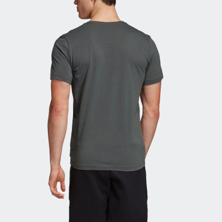 adidas The Pack Q2 Gfx logo Printing Sports Short Sleeve Green DV3059