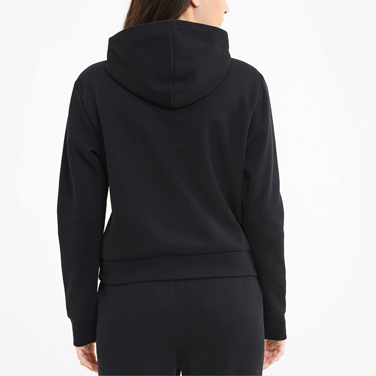 (WMNS) PUMA Nu-Tility Hoodie 'Black White' 585257-01