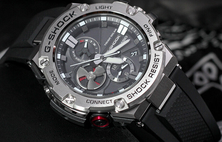 CASIO G-Shock G-Steel 'Black Silver' GST-B100-1A