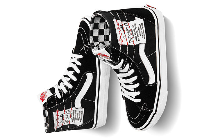 Vans Ua SK8-HI Tapered High Top Casual Canvas Skate Shoes Unisex DIY Black VN0A4U16U7B