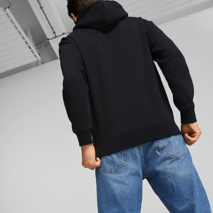 PUMA Classics Metallic Regular Fit Hoodie 'Black' 537678-01
