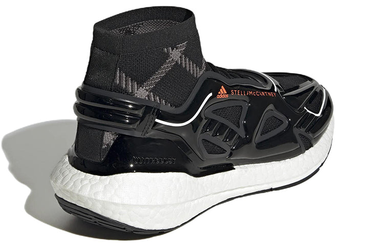 (WMNS) adidas x Stella McCartney Ultraboost 22 Elevated 'Core Black Signal Orange' HQ6187