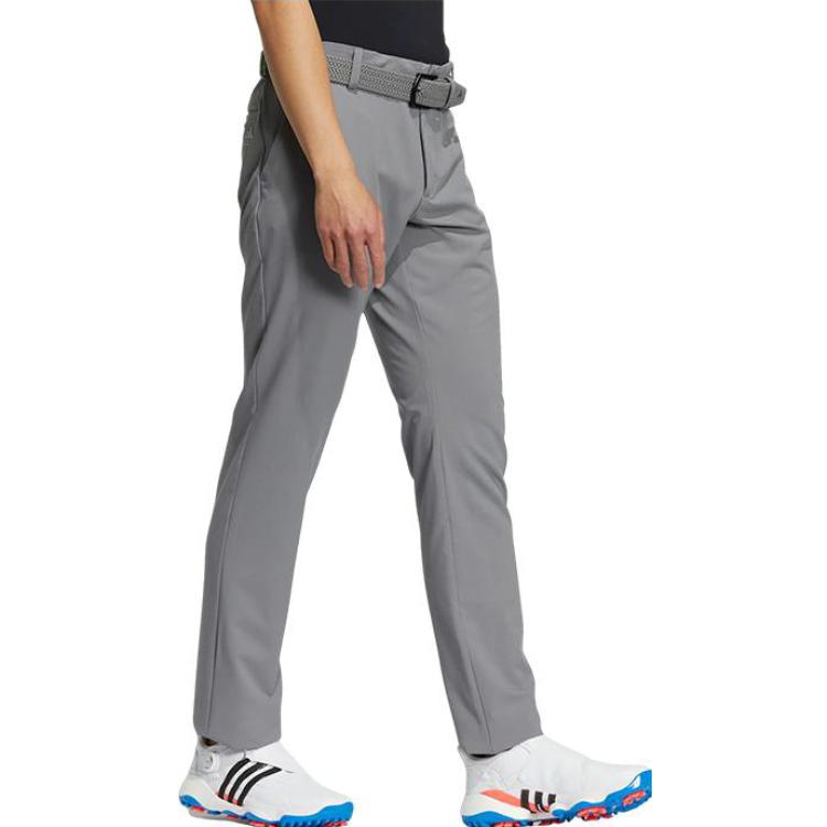 adidas Solid Color  Golf Straight Sports Pants Men's Grey HG1755