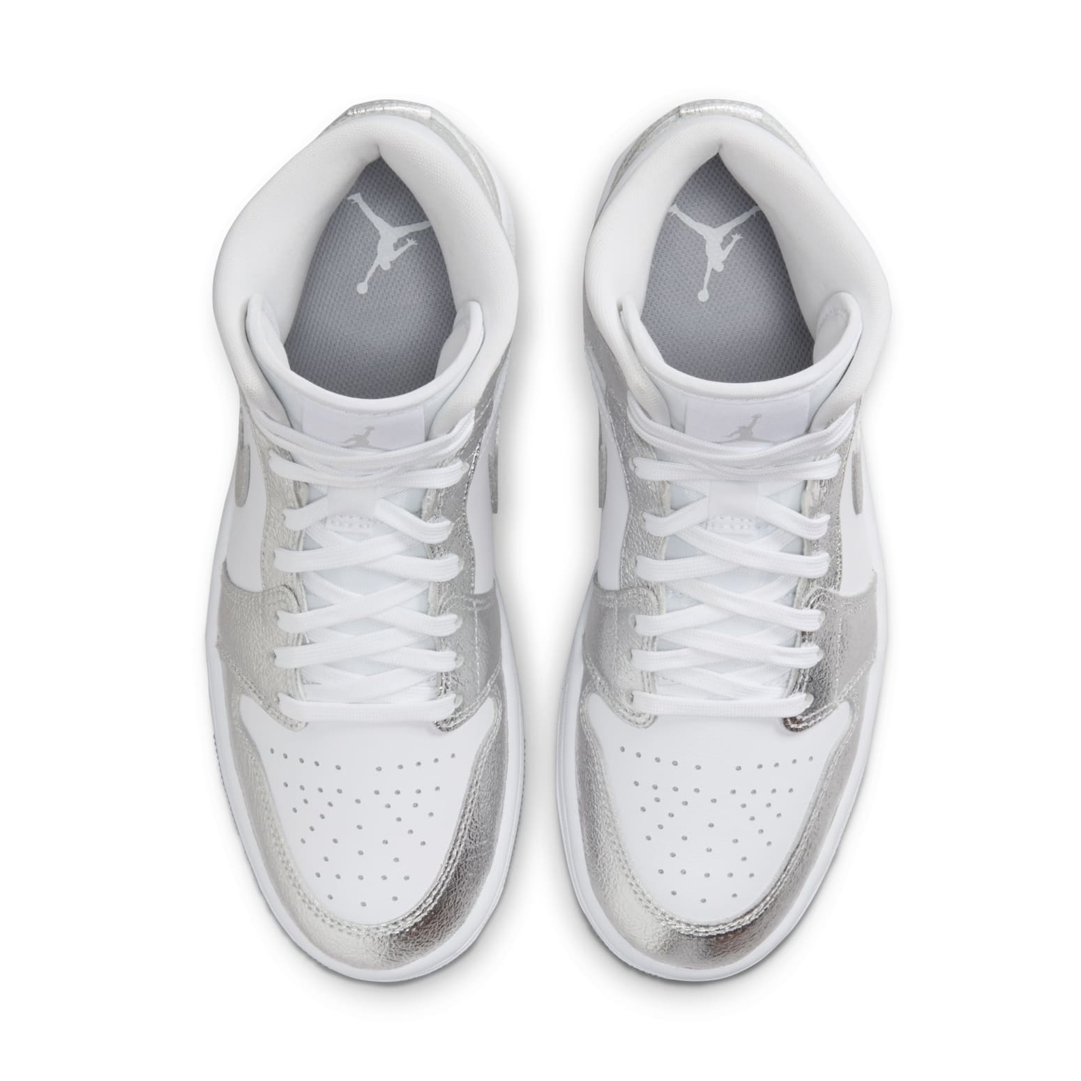 (WMNS) Air Jordan 1 Mid SE 'Metallic Silver' FN5031-100