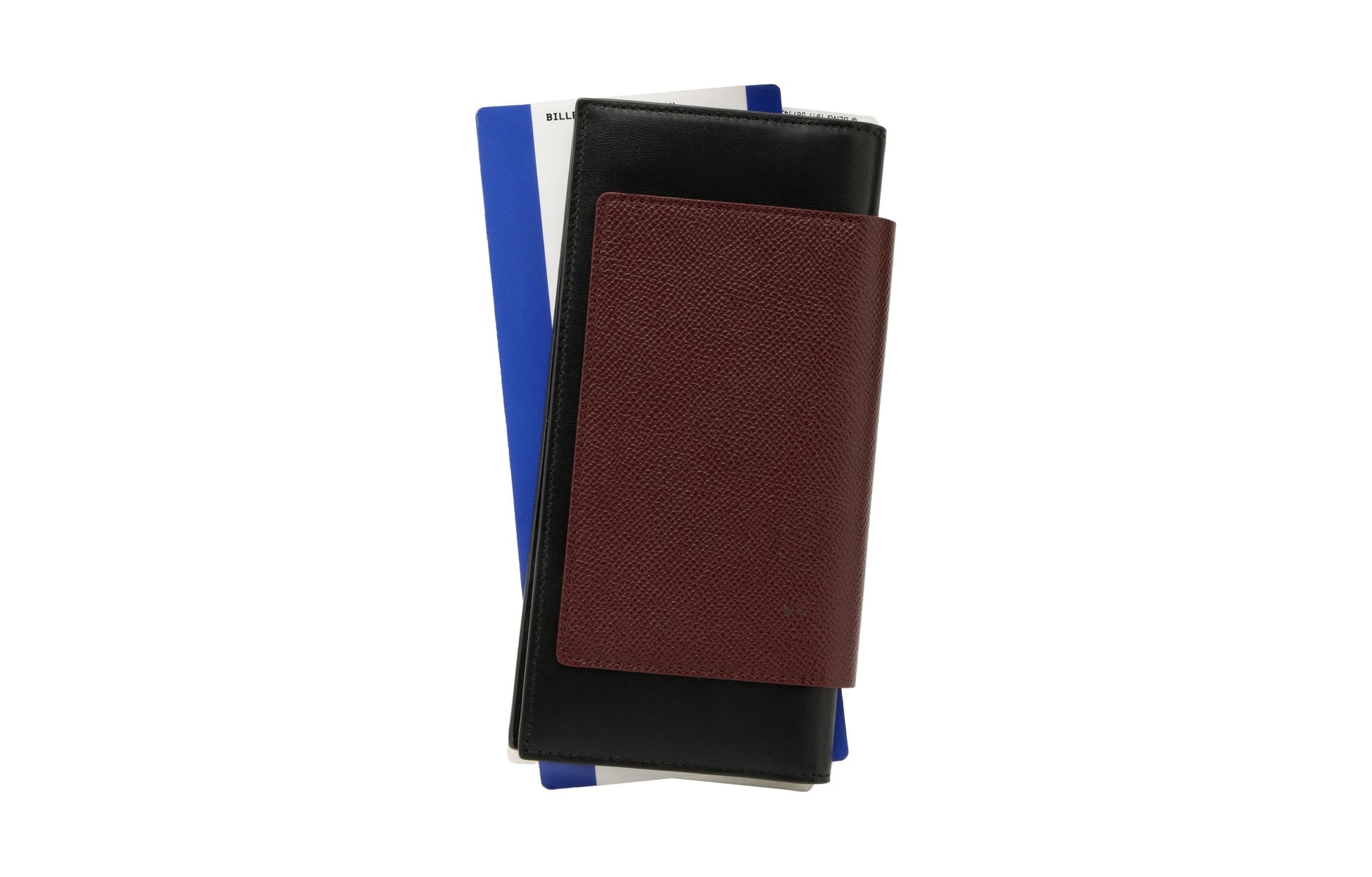 Balenciaga Passport Long Wallet 2 Tickets 'Dark Red' 7877772AA3R6027