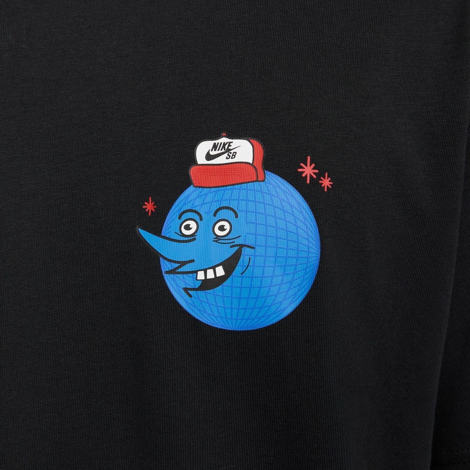Nike SB Globe Guy T-shirt 'Black' FB8137-010