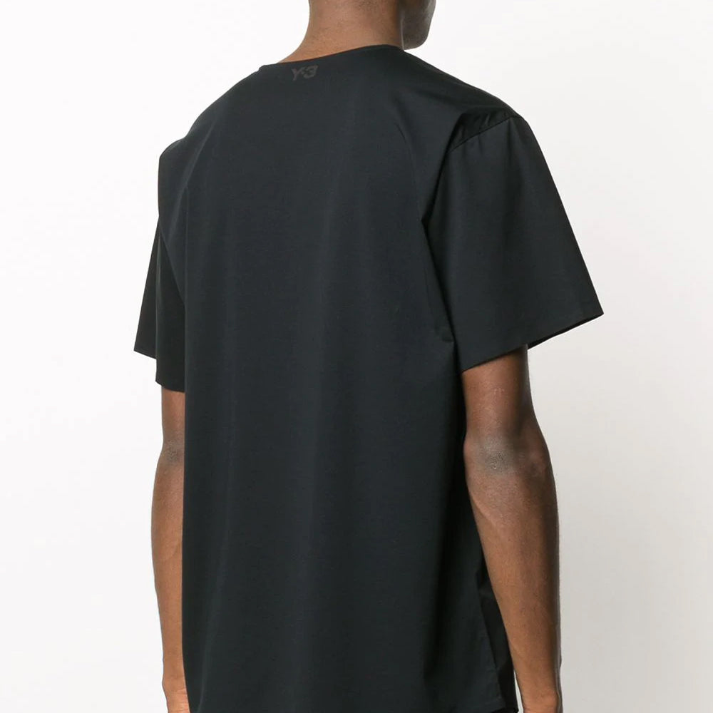 Men's Y-3 CRFT BOND TEE Sports Short Sleeve Black T-Shirt FN5754