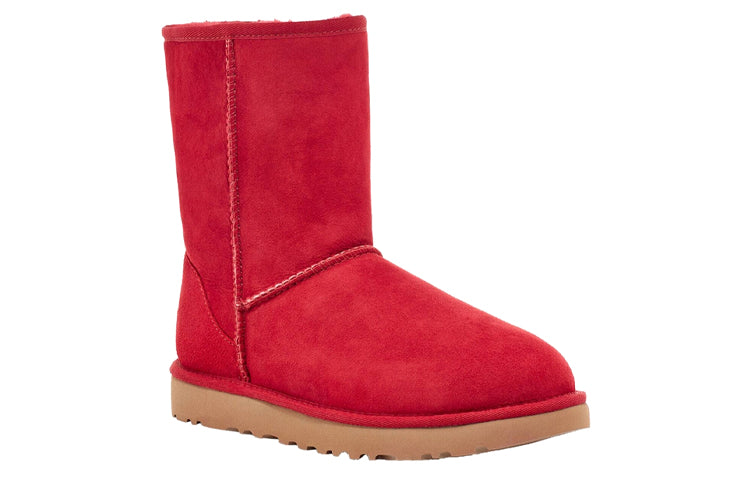 (WMNS) UGG Classic Short II 'Red' 1016223-KSS
