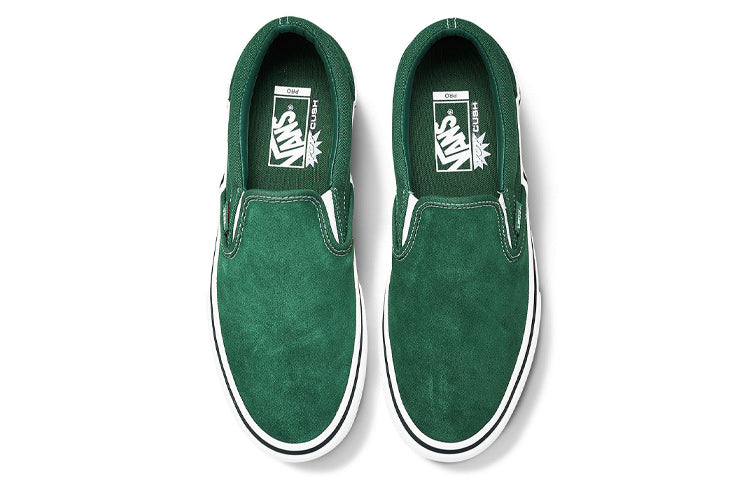Vans Slip-On Pro Classic Low Tops Casual Skateboarding Shoes Unisex Green VN0A347VW5Q