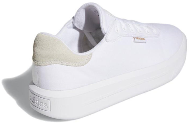 (WMNS) adidas Court Platform CLN 'White Gold Metallic' GZ1689