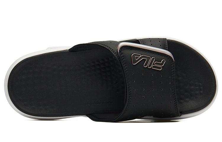 (WMNS) FILA Heritage FHT Sports Slipper GS Black A12W122702FBK