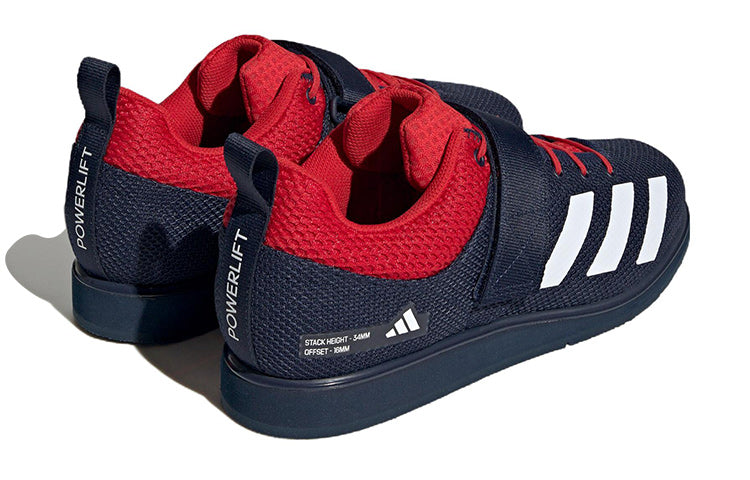 adidas Powerlift 5 Weightlifting Shoes 'Navy Red' HQ3530