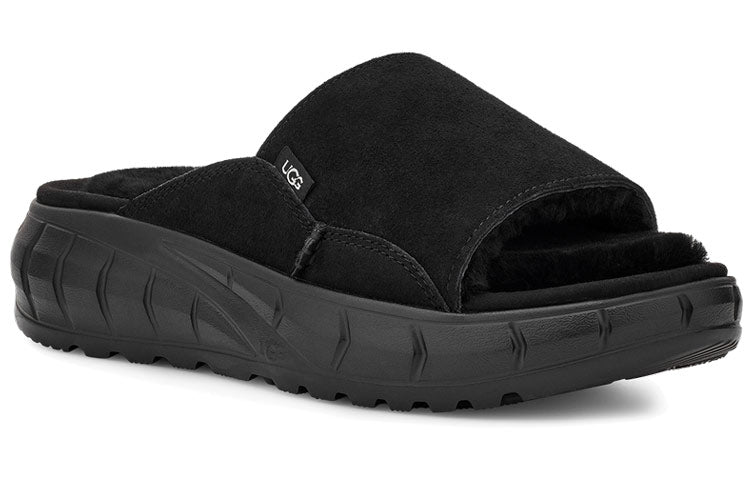 (WMNS) UGG Westsider Slide Soft Sole Cozy Flat Heel Sports Slippers Black 1118135-BLKS