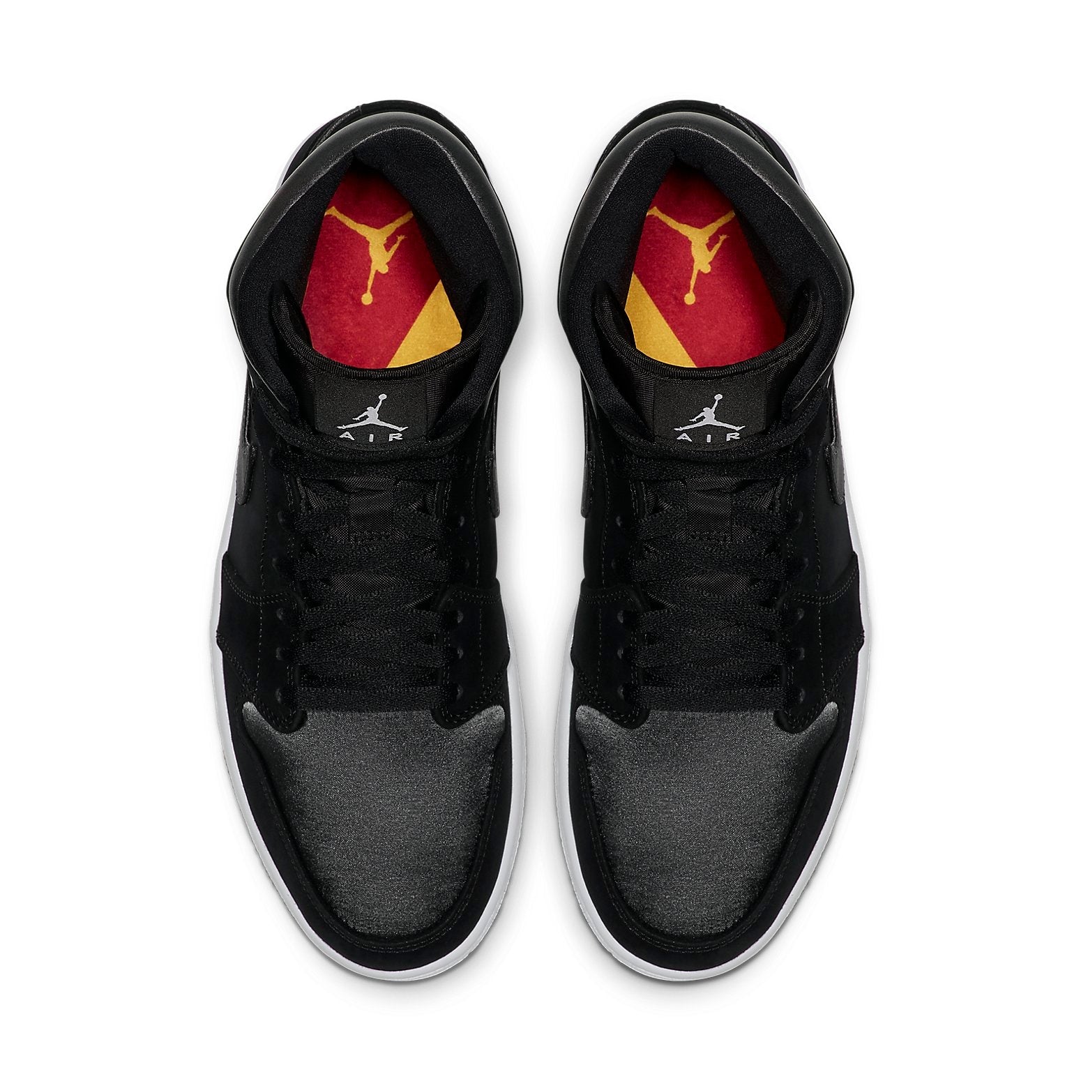 Air Jordan 1 Mid SE Nylon 'Black Grey' 852542-012