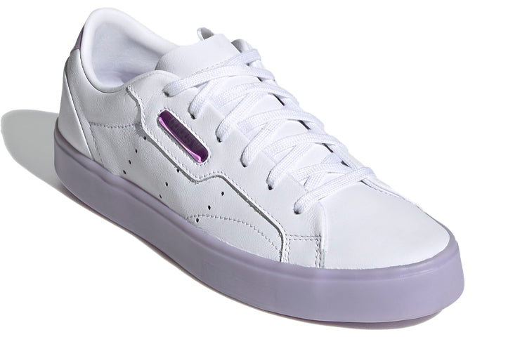 (WMNS) adidas Sleek 'White Bliss Purple' FW3461