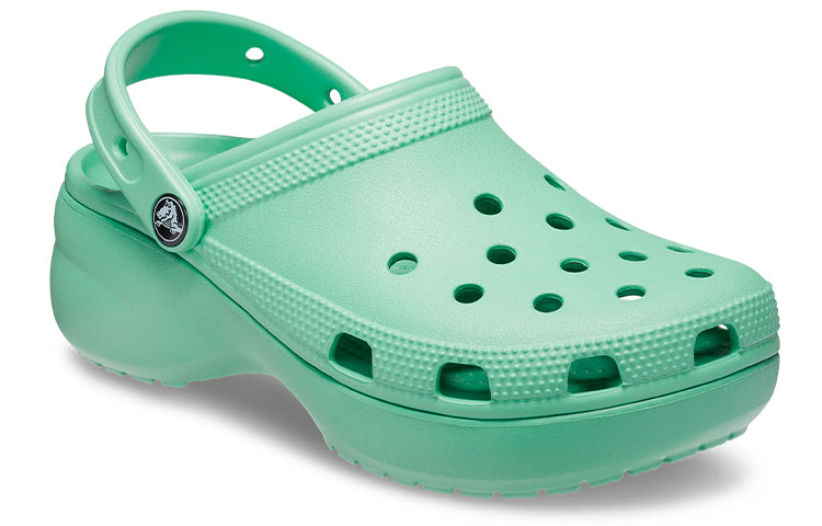 (WMNS) Crocs Classic Platform Clog 'Jade Stone' 206750-3UG