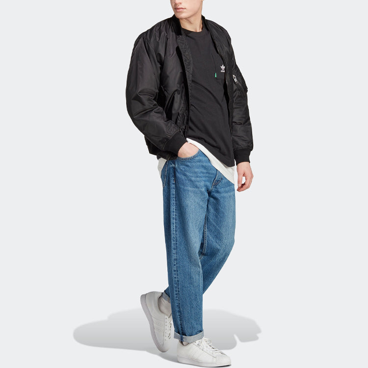 adidas originals Essentials+ Made With Hemp T-shirt 'Black' HR8623