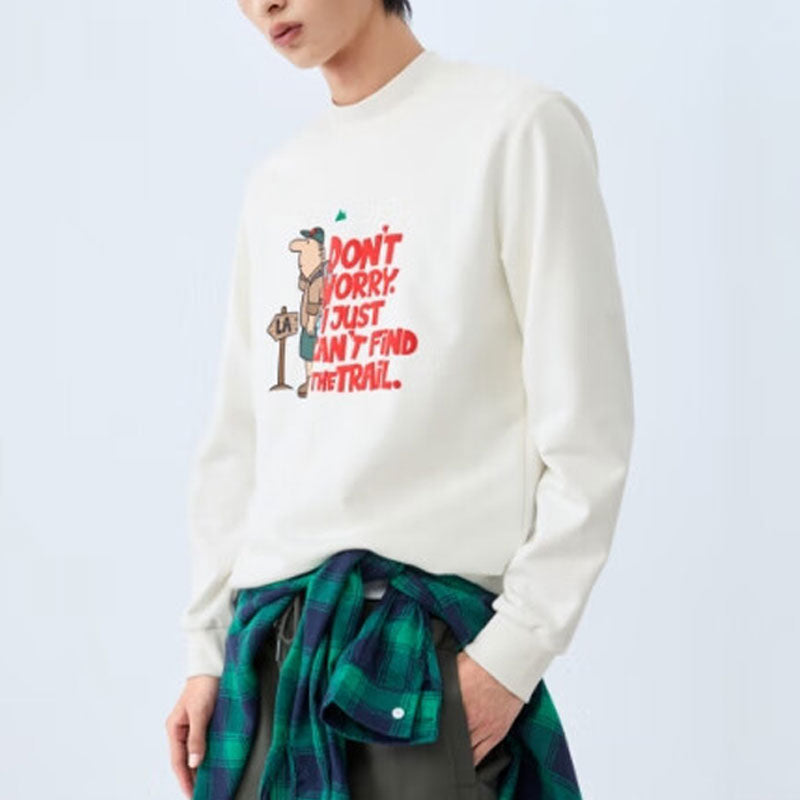 Skechers Graphic Crew Sweater 'White Black Red' L122M076-0074
