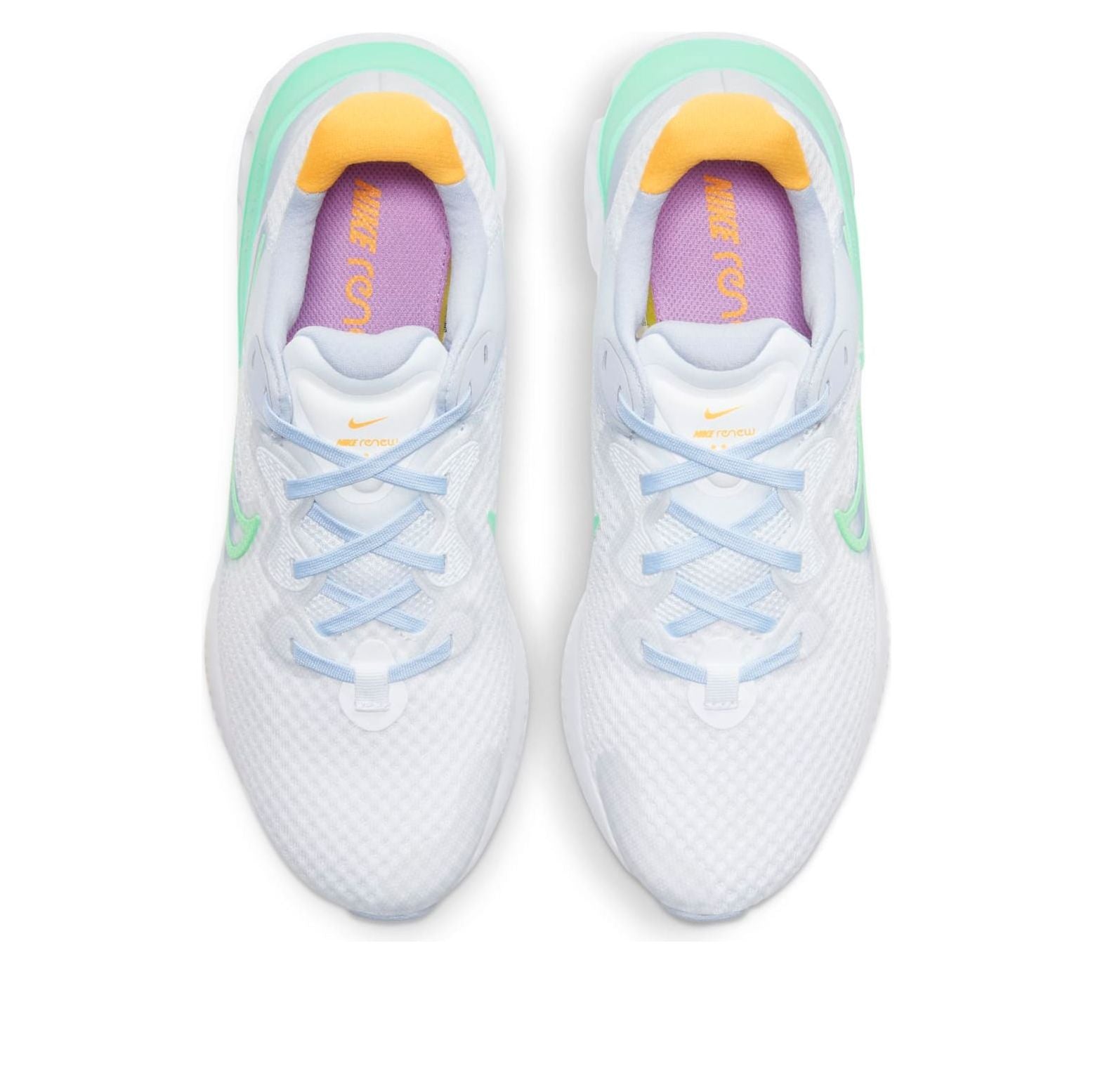 (WMNS) Nike Renew Run 2 'White Green Glow' CU3505-103