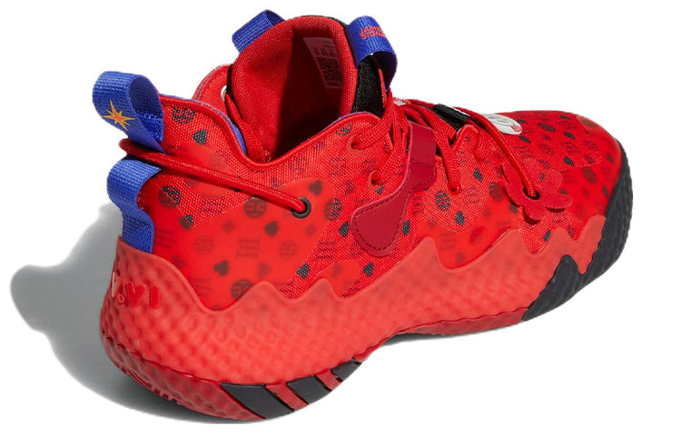 adidas Harden Volume 6 'Vivid Red Monogram' HQ3884